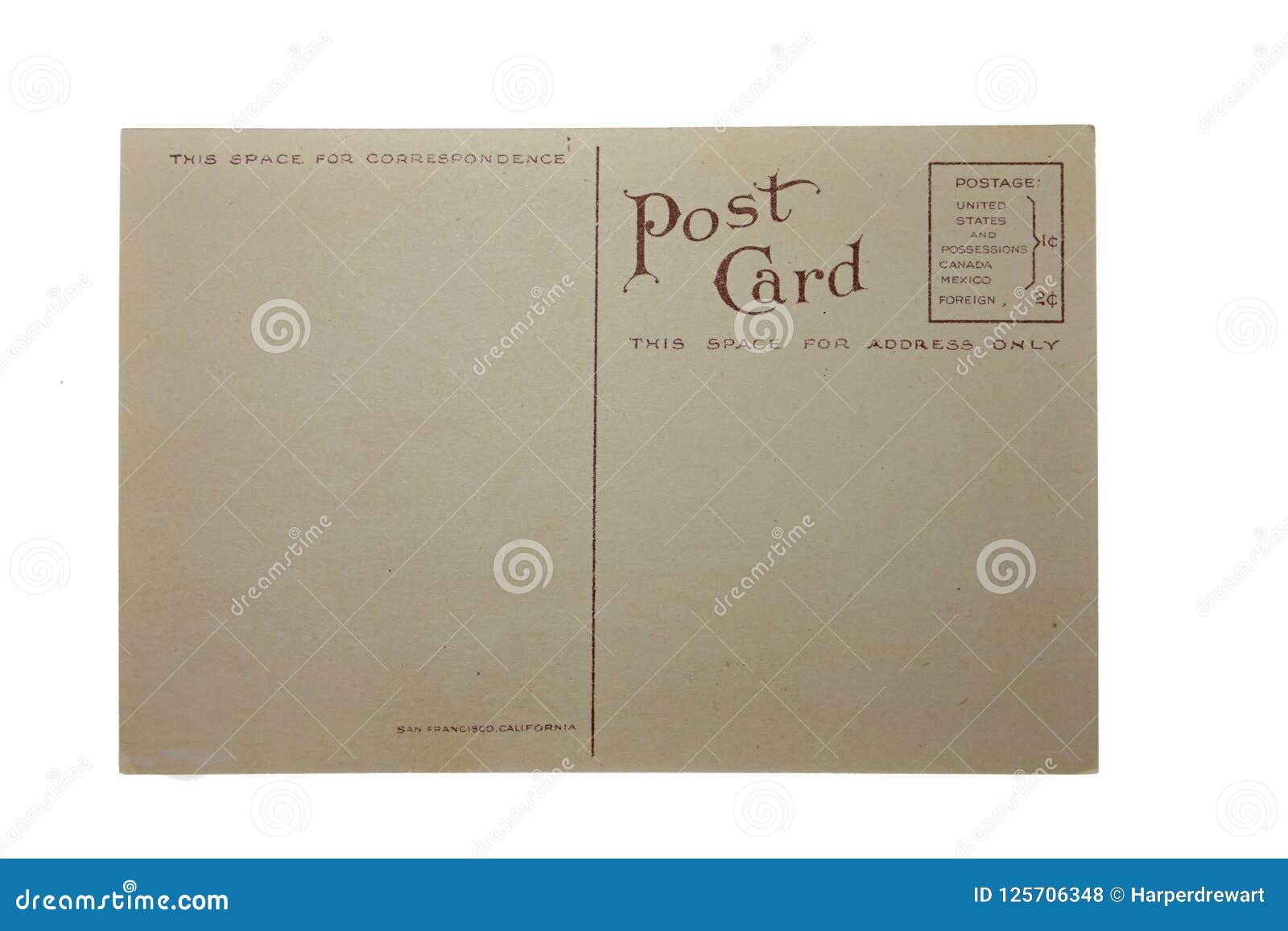 old post card carte postale