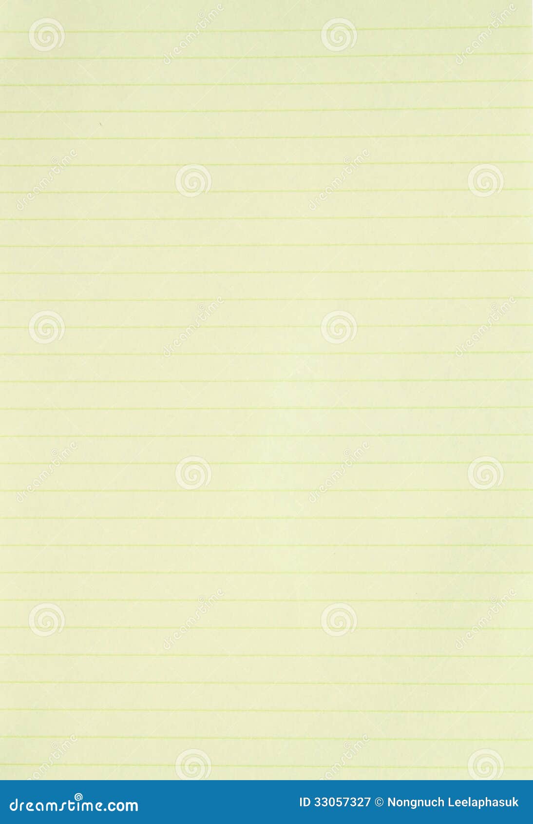 Blank Yellow Lined Paper Background Stock Image Image of isolated
