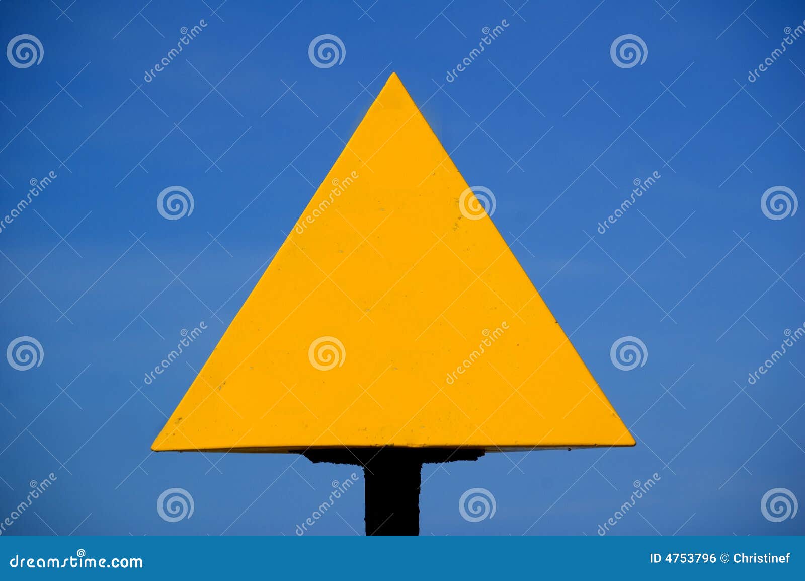 Blank yellow sign stock photo. Image of billboard, banne - 4753796