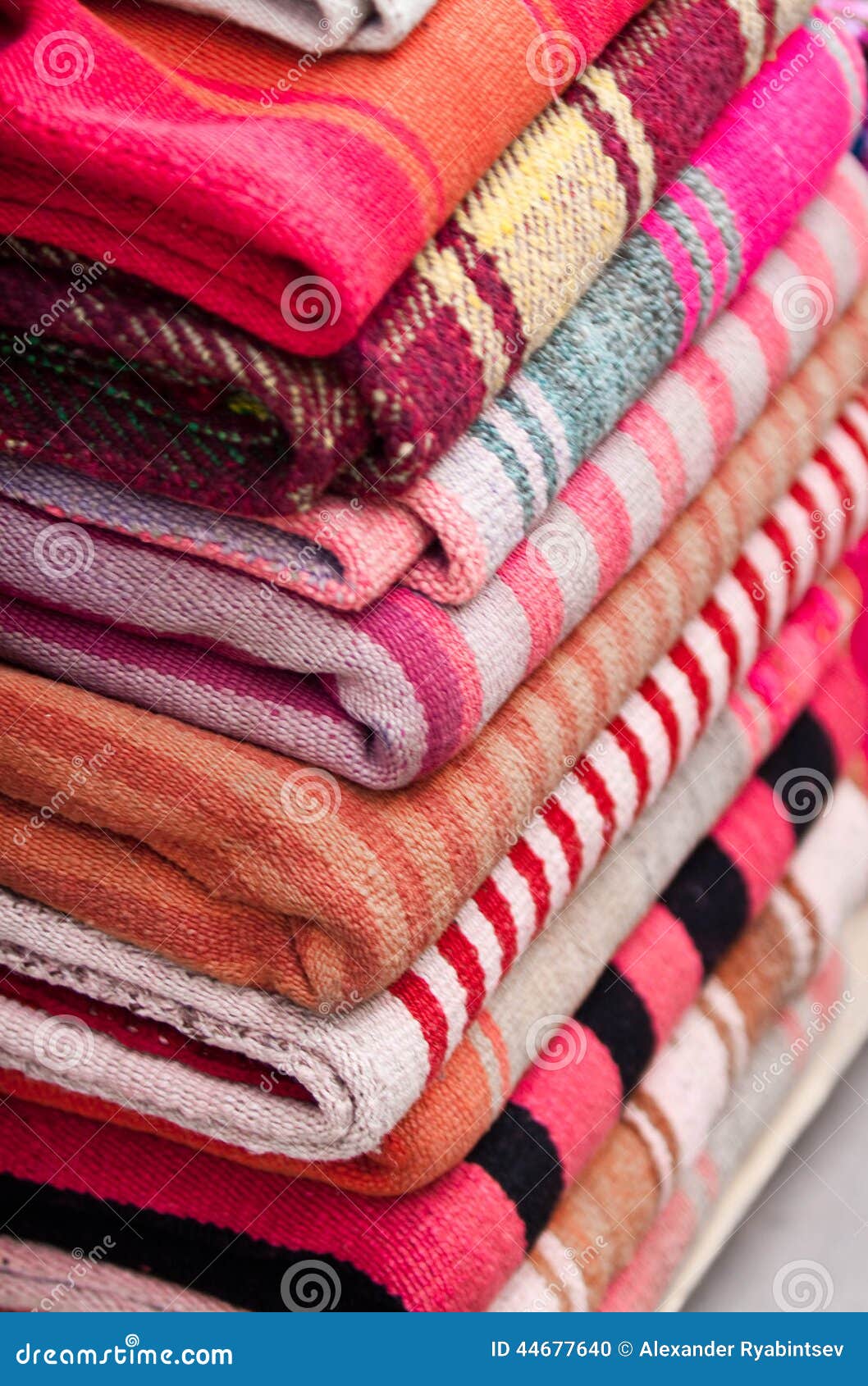 Blankets For Sale In Sagarnaga Street Blankets For Sale In Sagarnaga Street