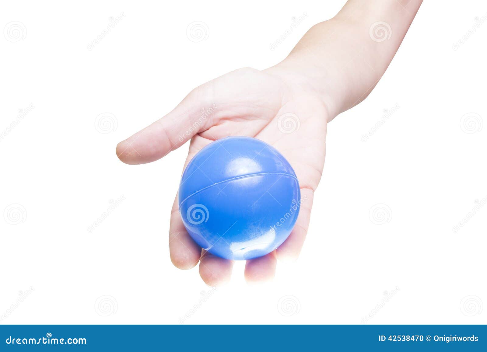 Blauer Ball stockfoto. Bild von konzept, nachricht, hintergrund - 42538470