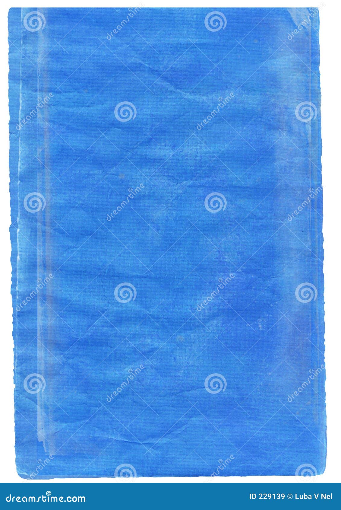 Blaues Eingefärbtes Briefformular Stockbild Bild Von