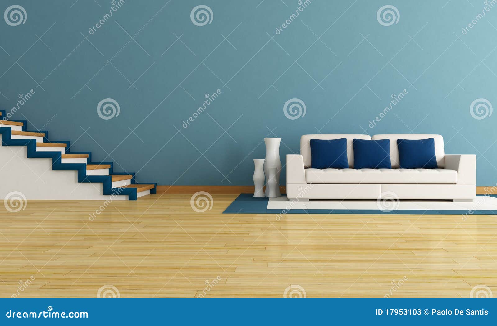 Wohnzimmer blaues sofa – midir