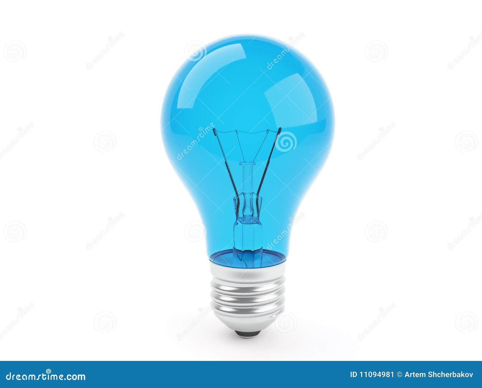 Blauwe Lamp stock Illustration of niemand 11094981