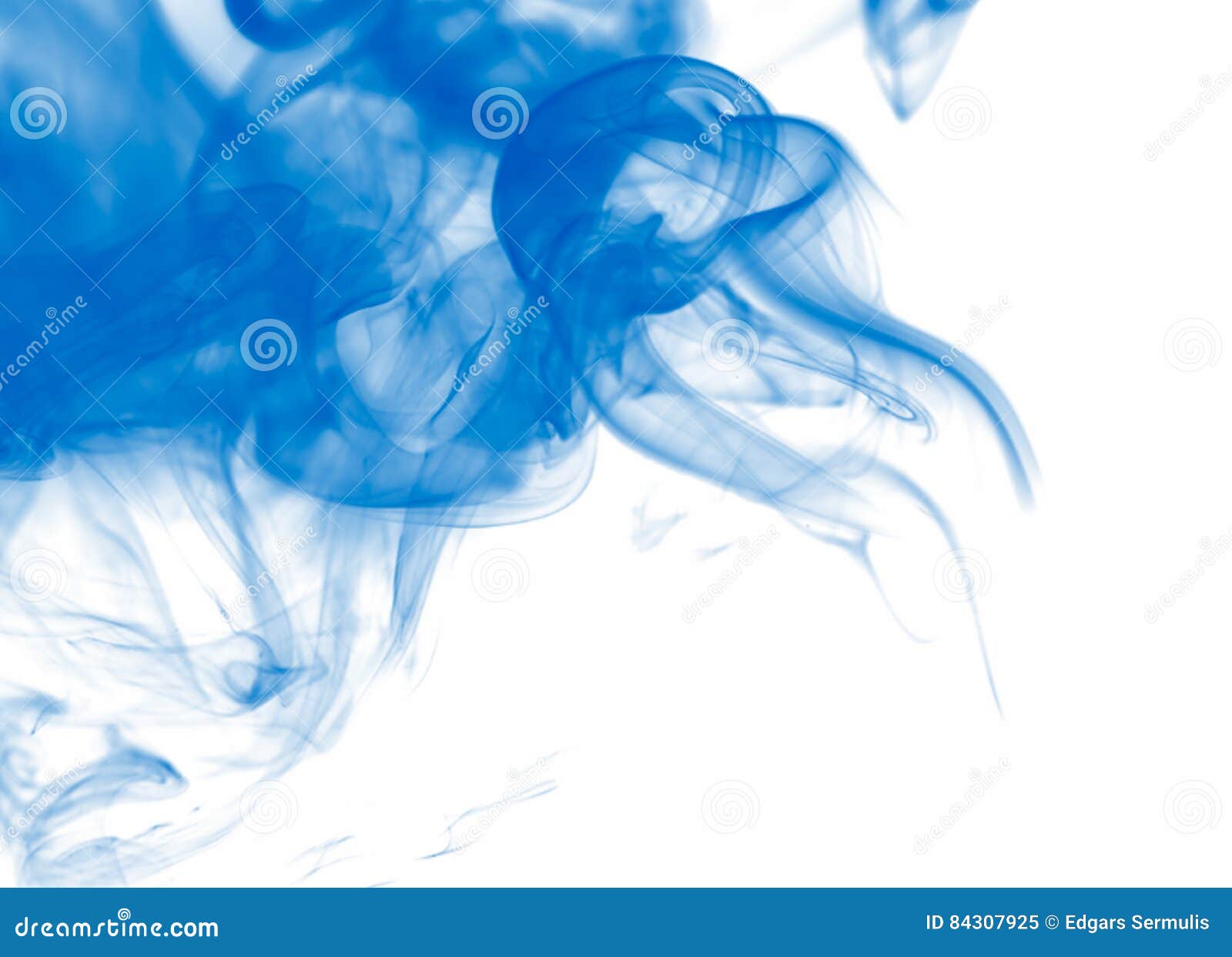 Blauwe Op Een Witte, Heldere Abstracte Achtergrond Stock - of begrip, sigaret: