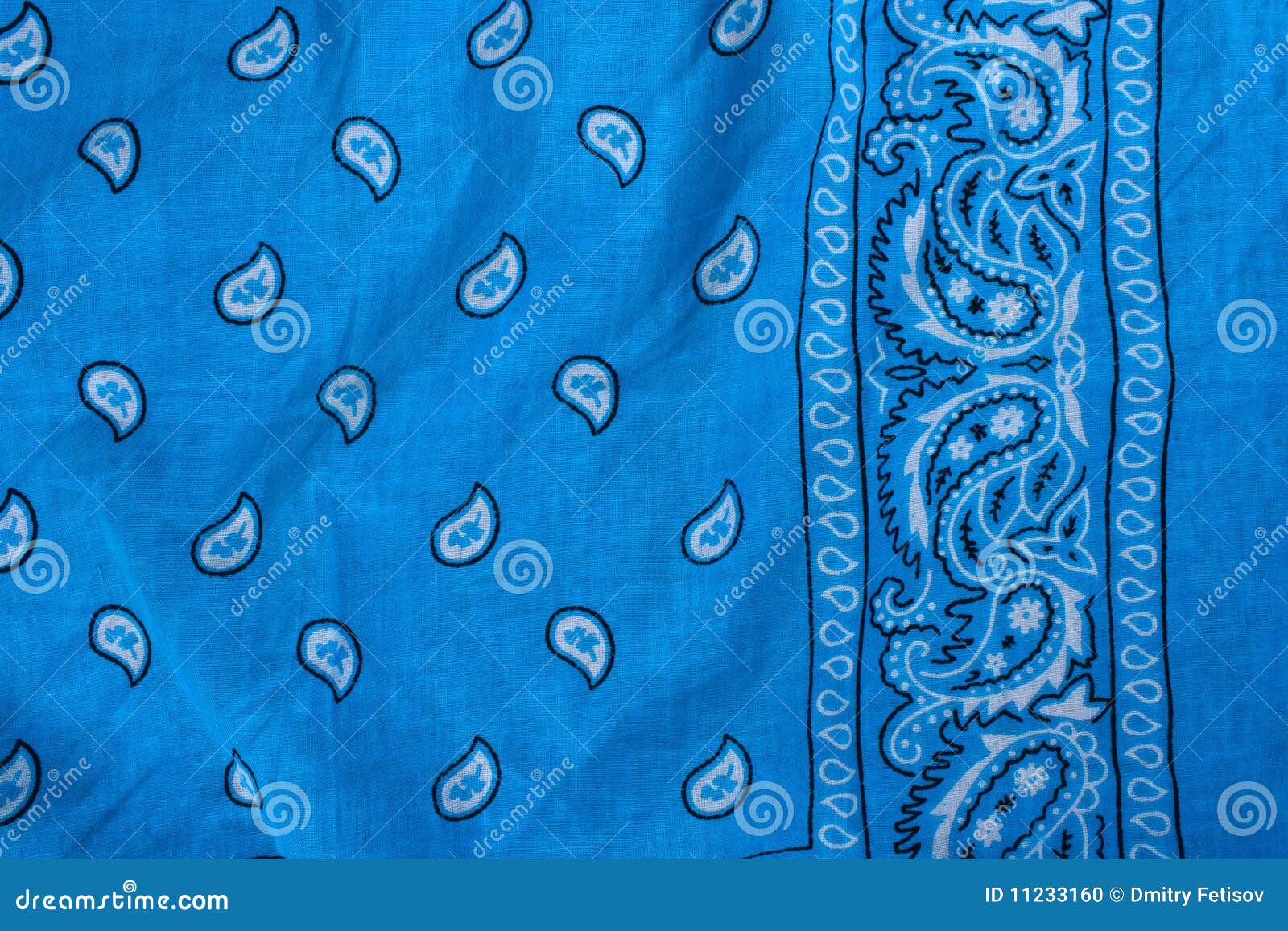 Kruiden Weiland Vaardig Blauwe stof, bandana stock foto. Image of blauw, westen - 11233160
