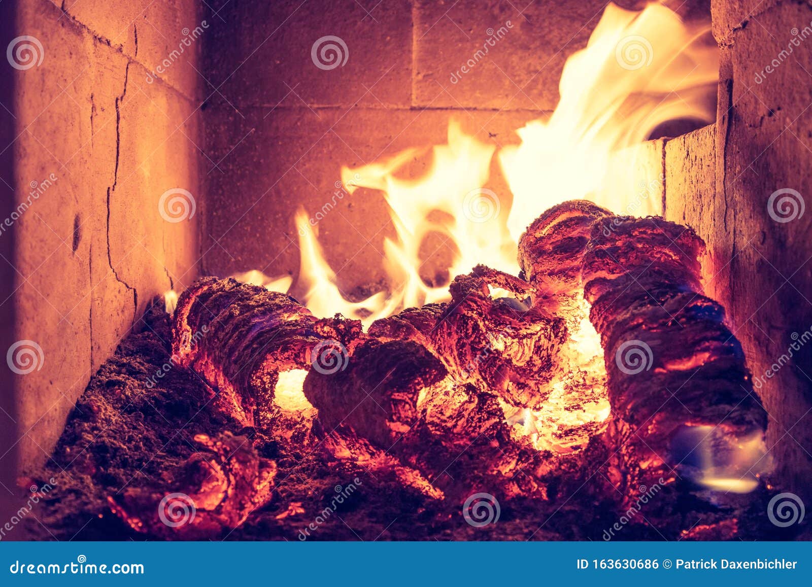 Blaze Fire Flame in Stove, Orange and Black Stock Photo Image of coal