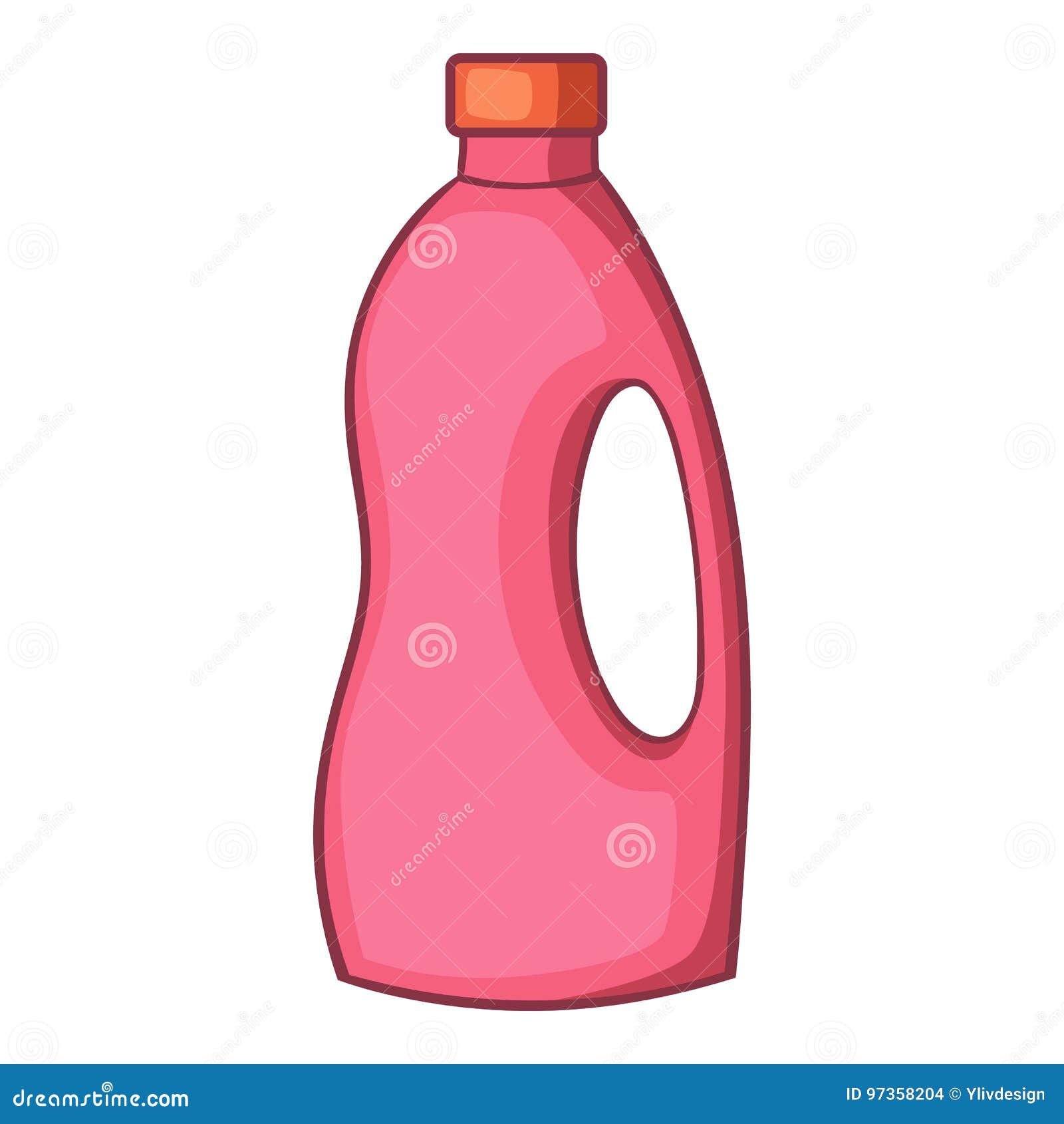 Bleach icon, cartoon style stock vector. Illustration of design 97358204