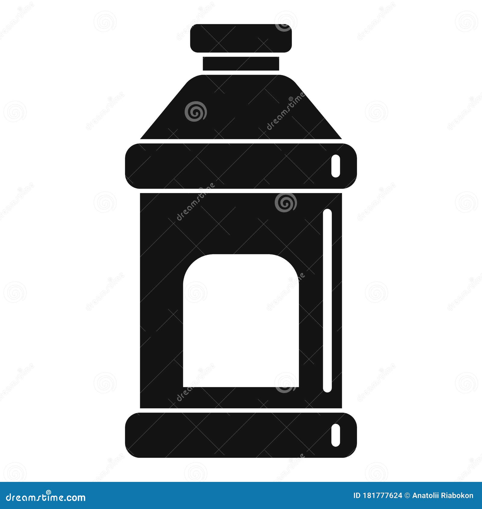 Bleach Product Icon, Simple Style Stock Vector Illustration of bleach