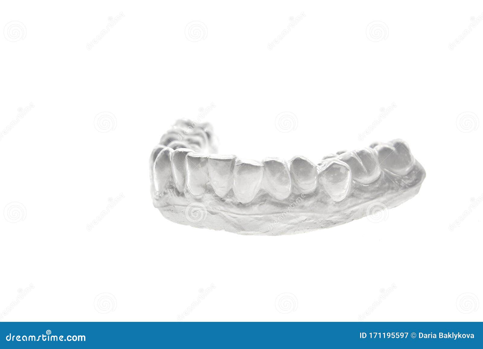 Bleaching Orthodontics Tray for Teeth Stock Image Image of hygiene