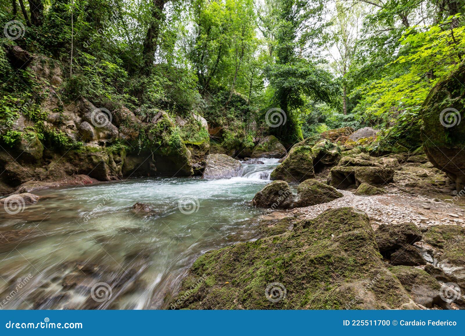 bleck river dopo waterfall of marble