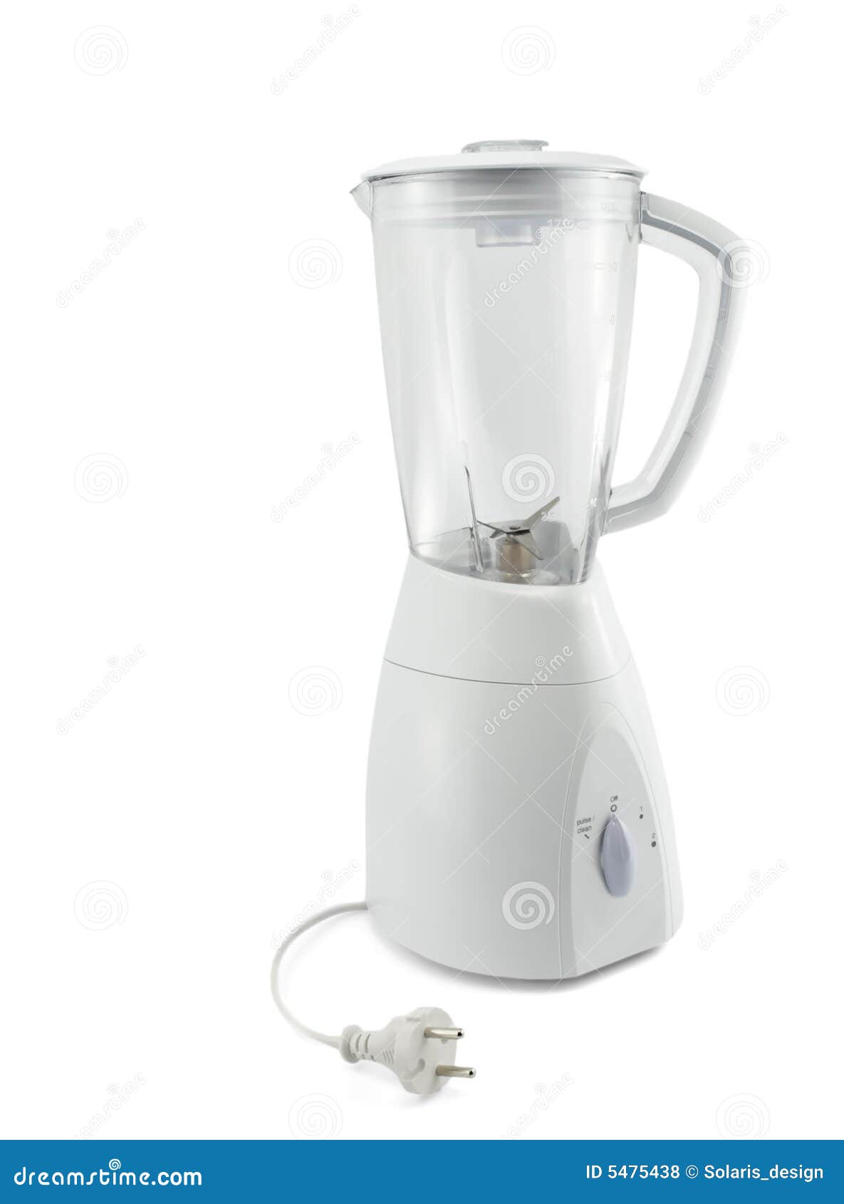 Red Blender With Glass Pitcher Stands Empty Isolated On White Stock Photo -  Download Image Now - iStock