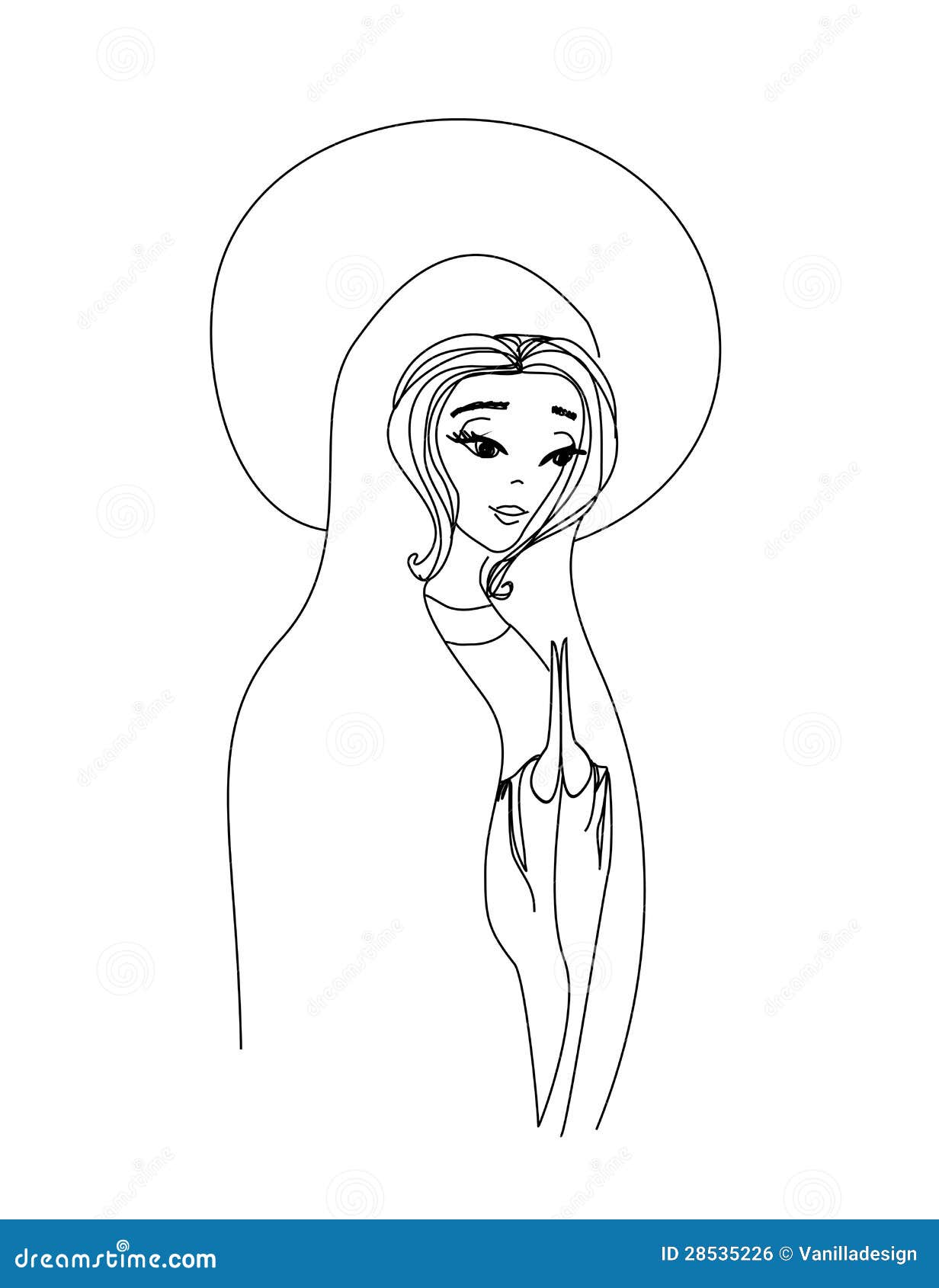 Virgin Mary Drawing Stock Illustrations – 1,983 Virgin Mary Drawing Stock  Illustrations, Vectors \u0026 Clipart - Dreamstime, image size:1232x1690