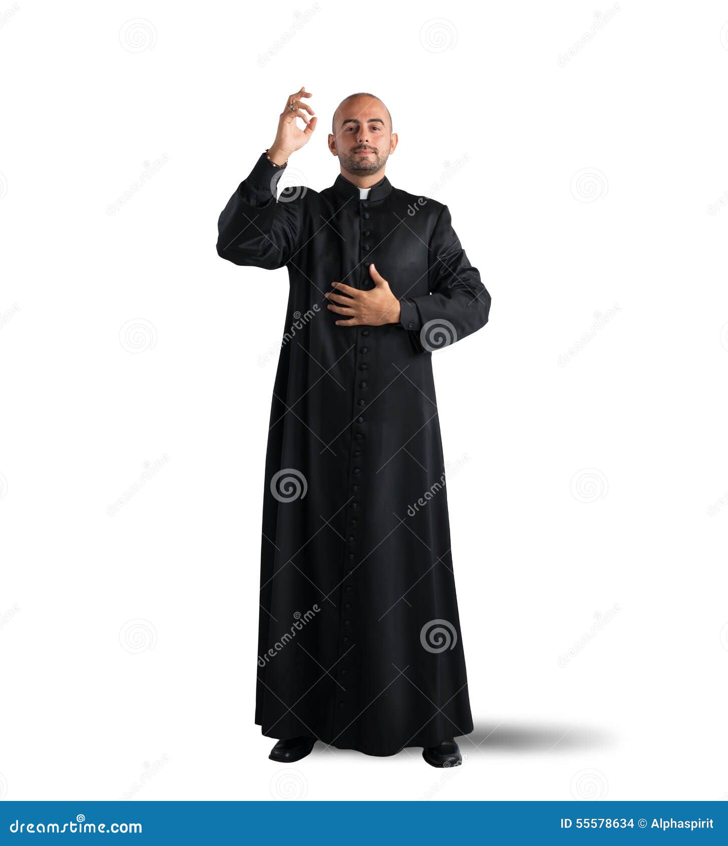 Blessing of the priest stock photo. Image of faithful 55578634