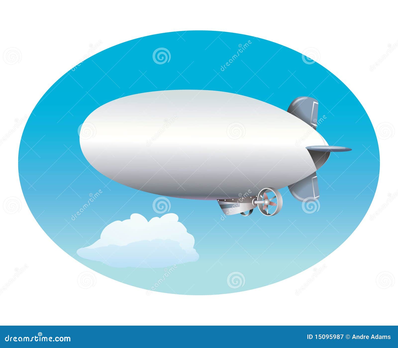 Blimp Royalty Free Stock Photography - Image: 15095987