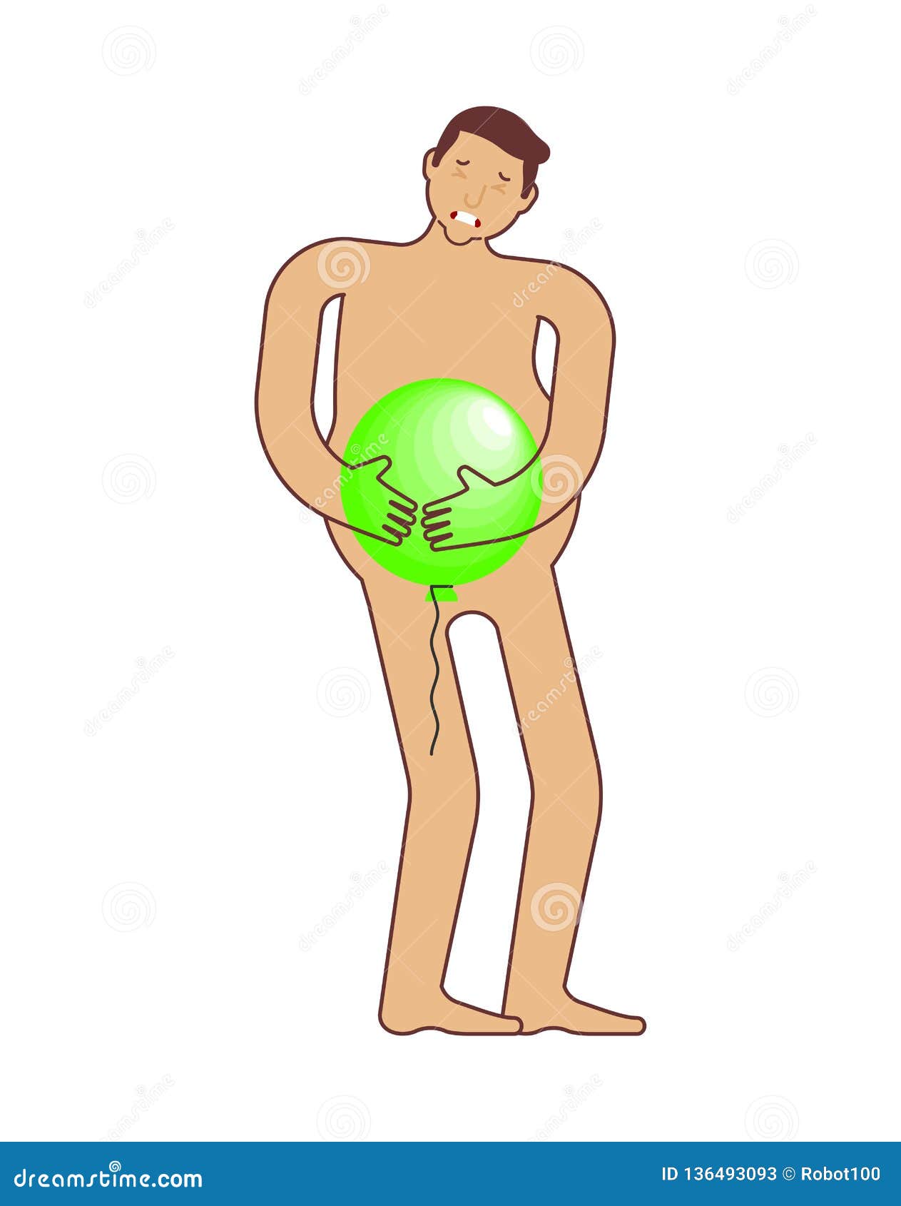 hinchazon de estomago dolor