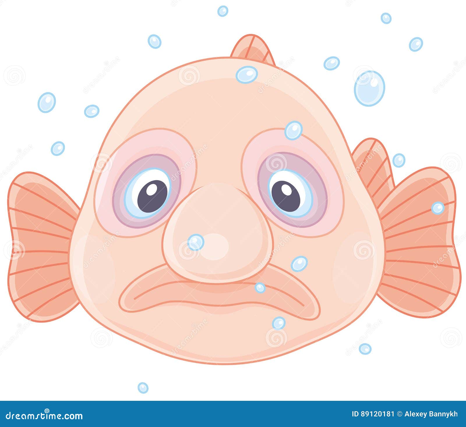 Blob fish stock vector. Illustration of bathypelagic - 89120181