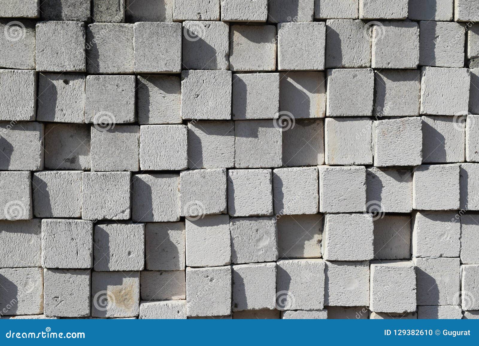 Block and Brick Random Pattern Construction Stock Photo Image of