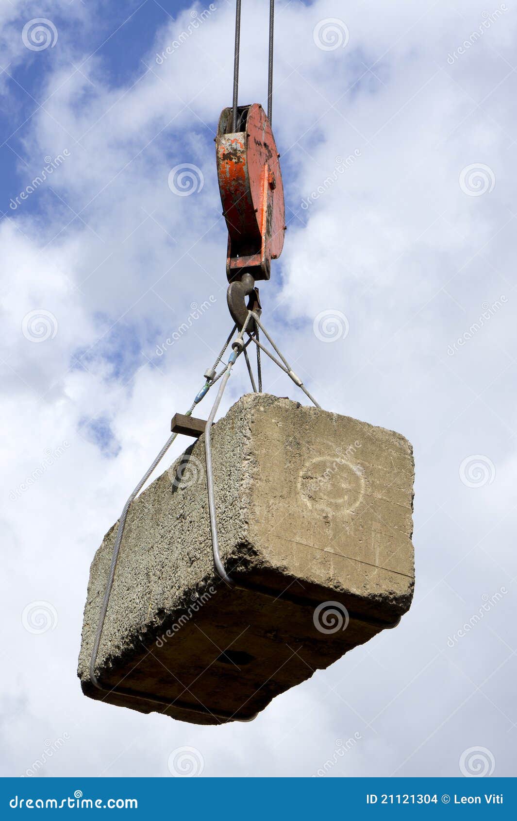 Block of cement stock photo. Image of crane, export, block - 21121304