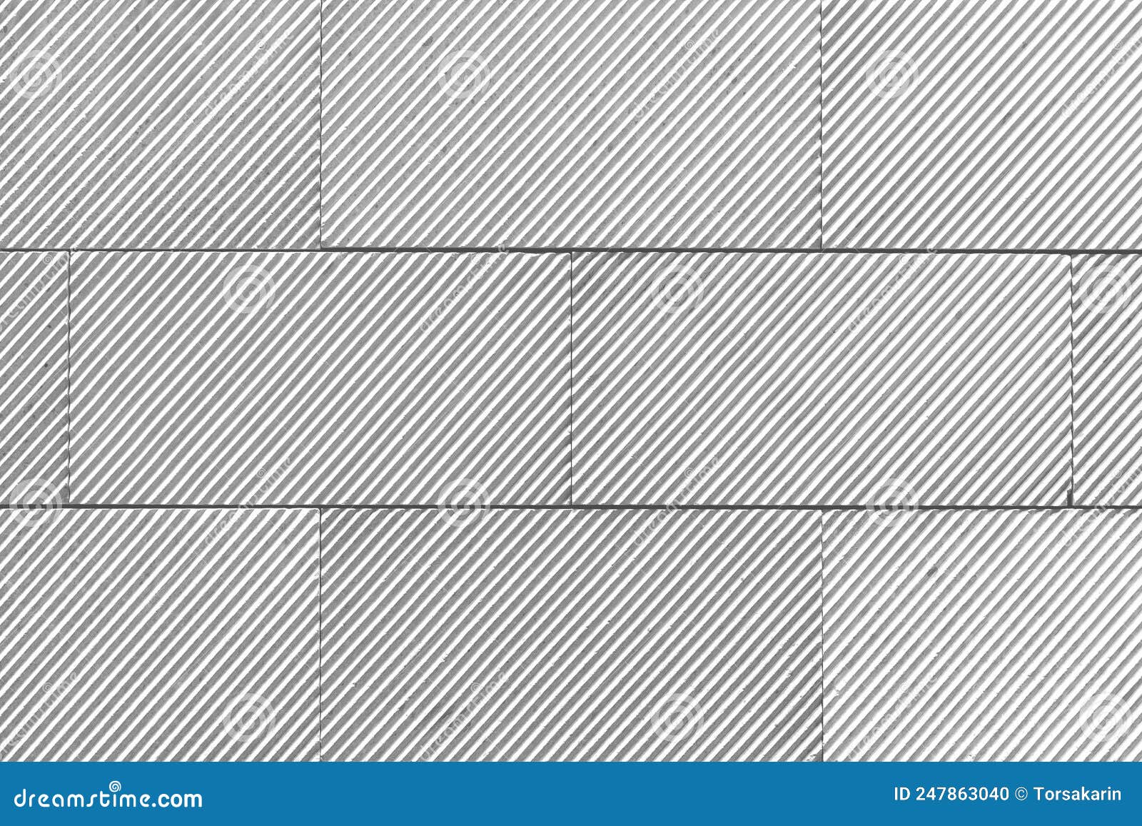 Block Exterior Wall with White Streaks Pattern and Background Seamless