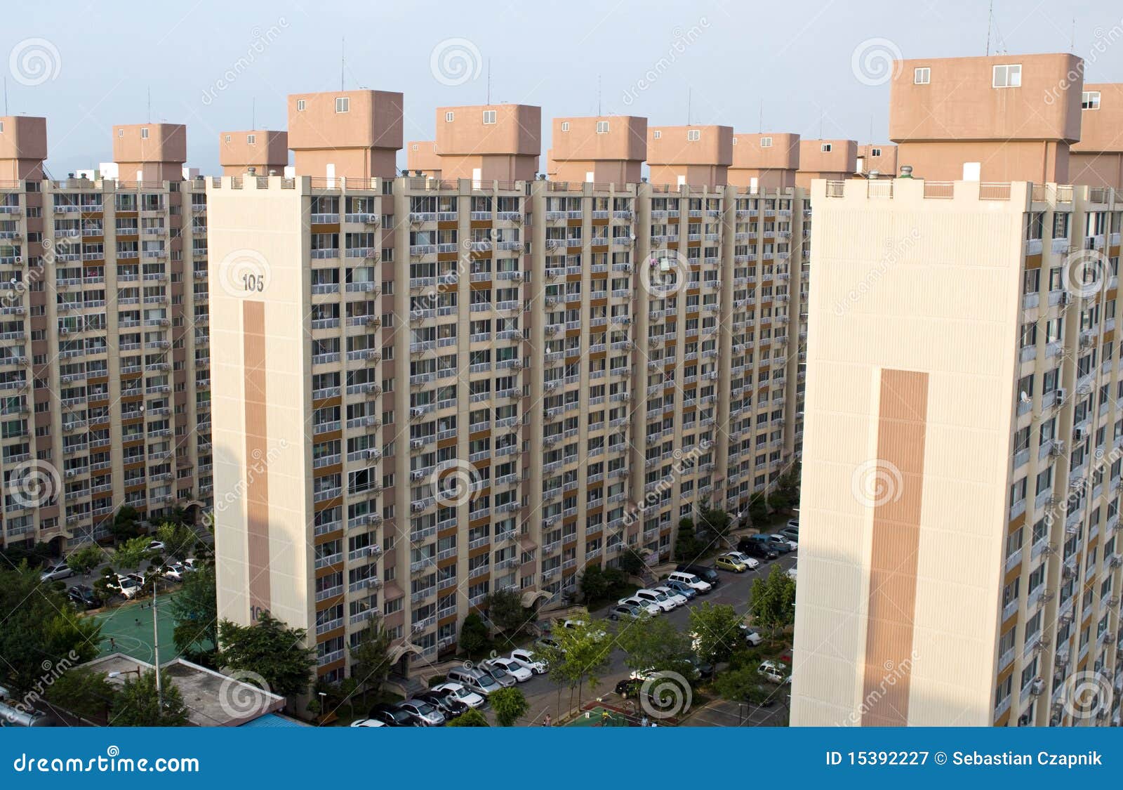 block of flats in south korea