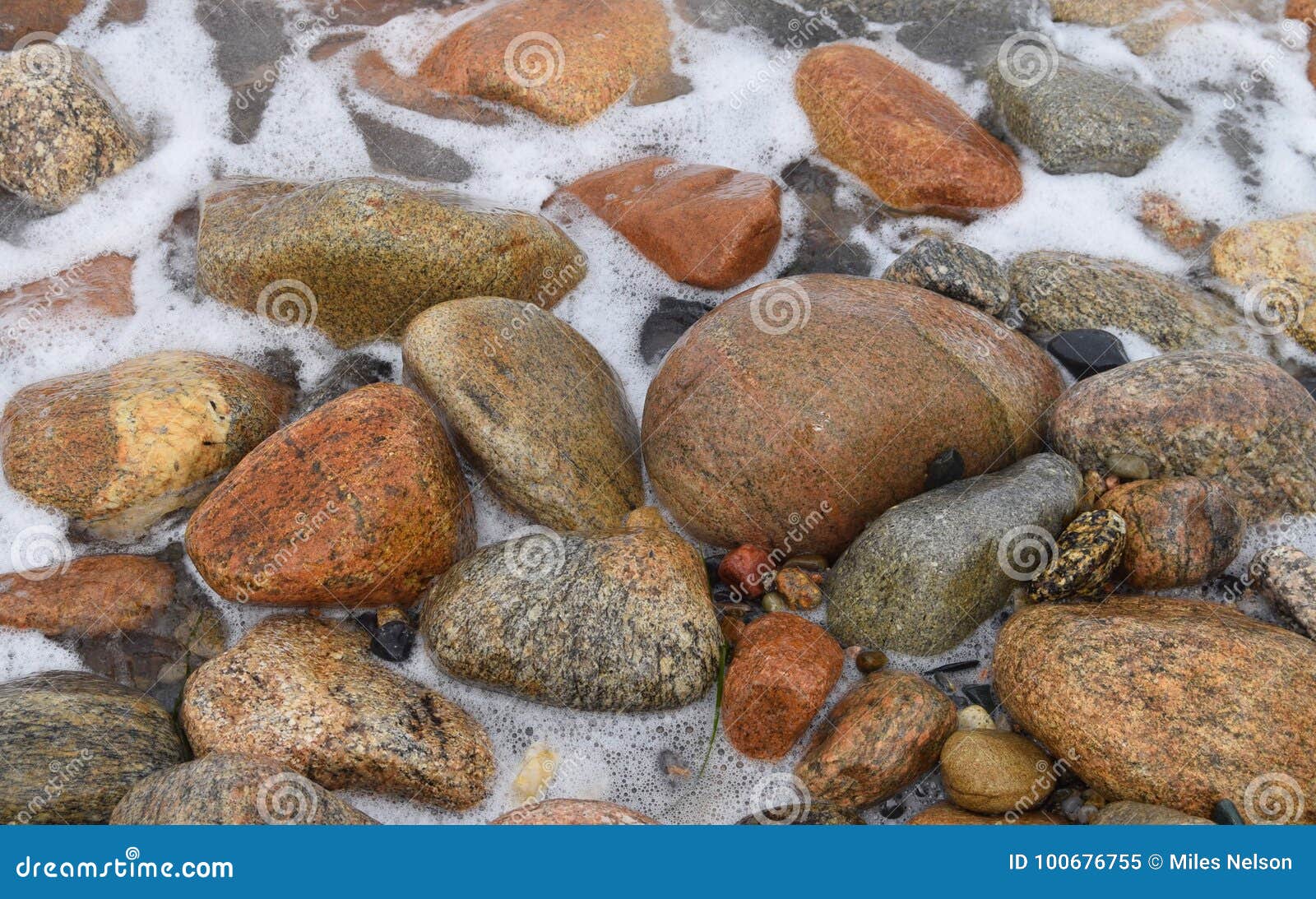 Block Island Rocks 19 stock image. Image of glacial 100676755