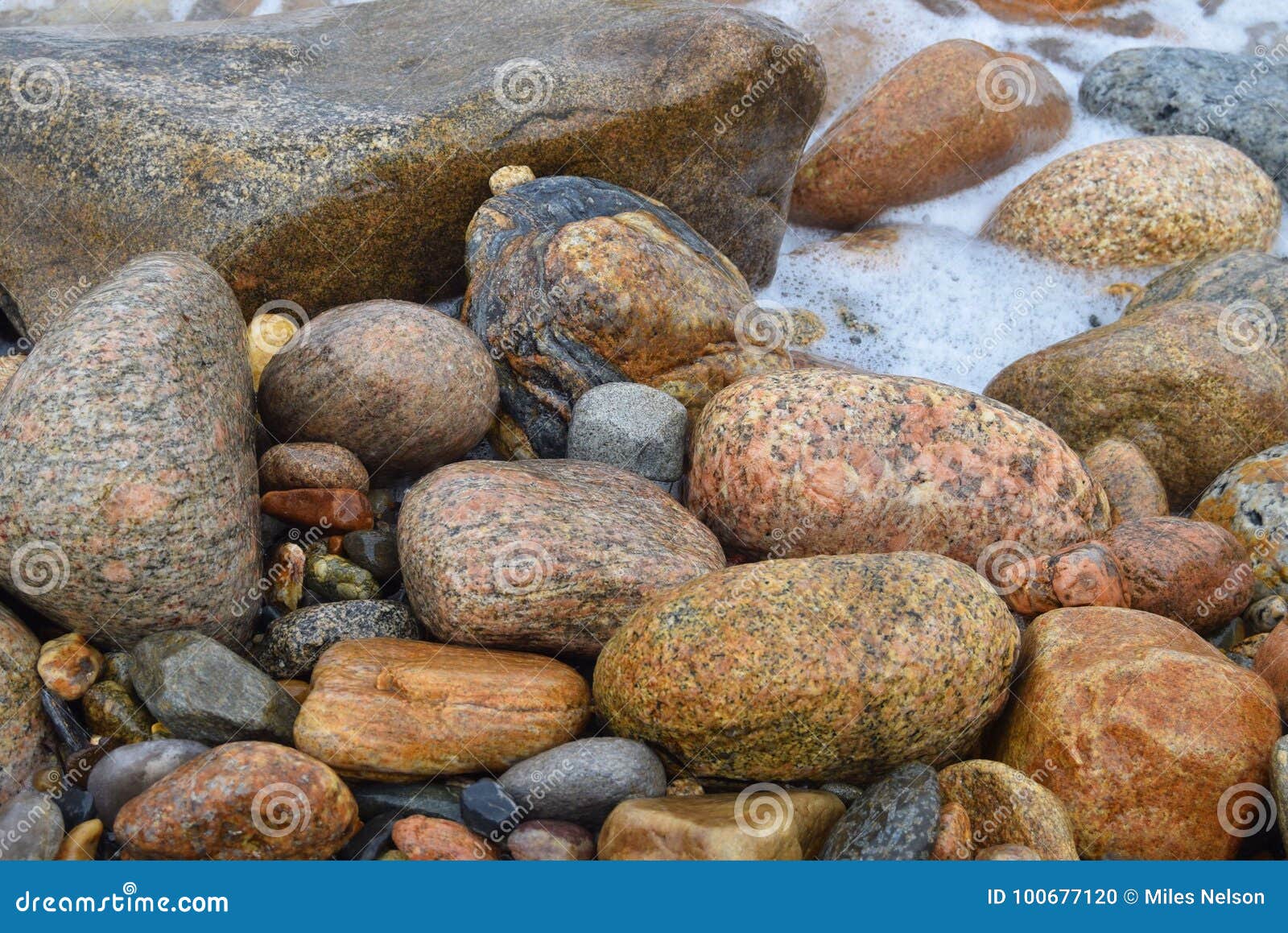 Block Island Rocks 28 stock photo. Image of moraine 100677120