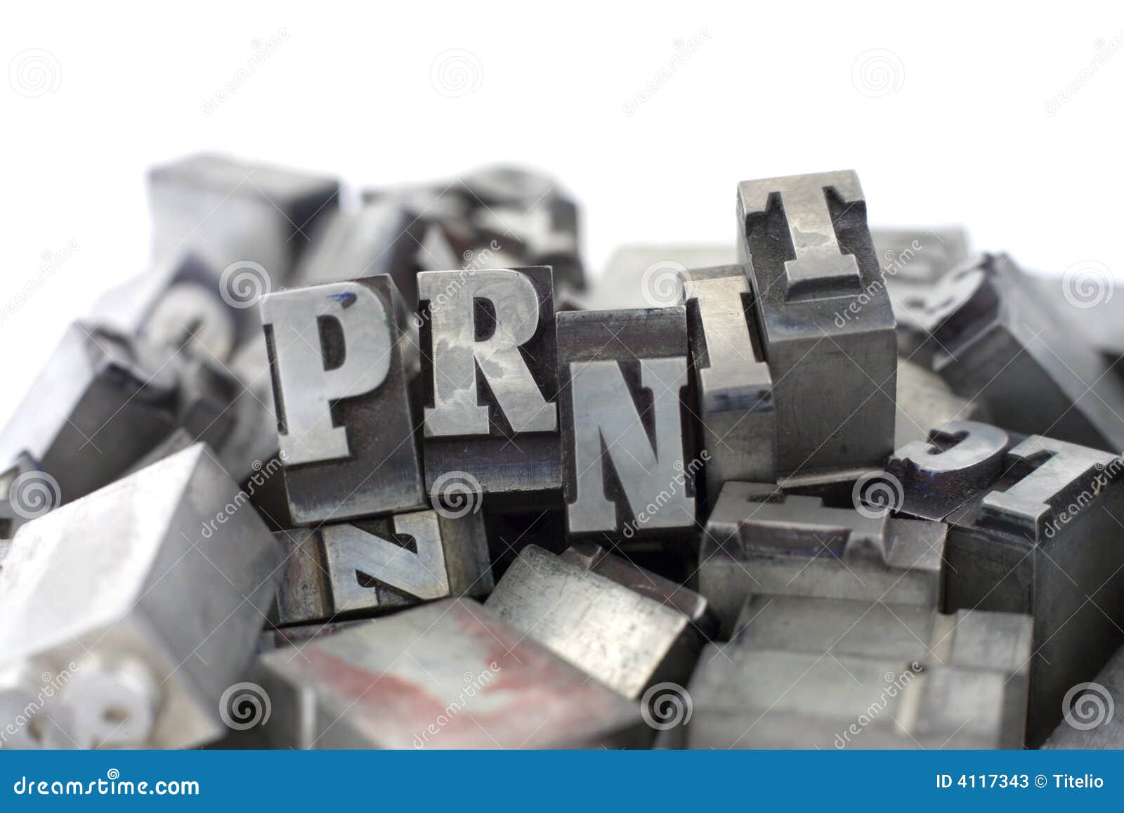 Block Letters Stock Image Image Of Message Print Letter 4117343
