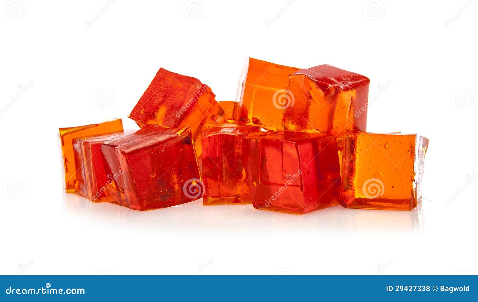 Block of Orange Jelly Cubes Stock Photo Image of colour, cube 29427338