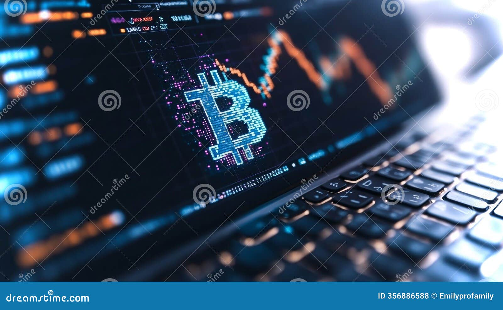Blockchain Developer Analyzing Cryptocurrency Trends Using Advanced  Technology Tools Stock Photo - Image of systems, assets: 356886588