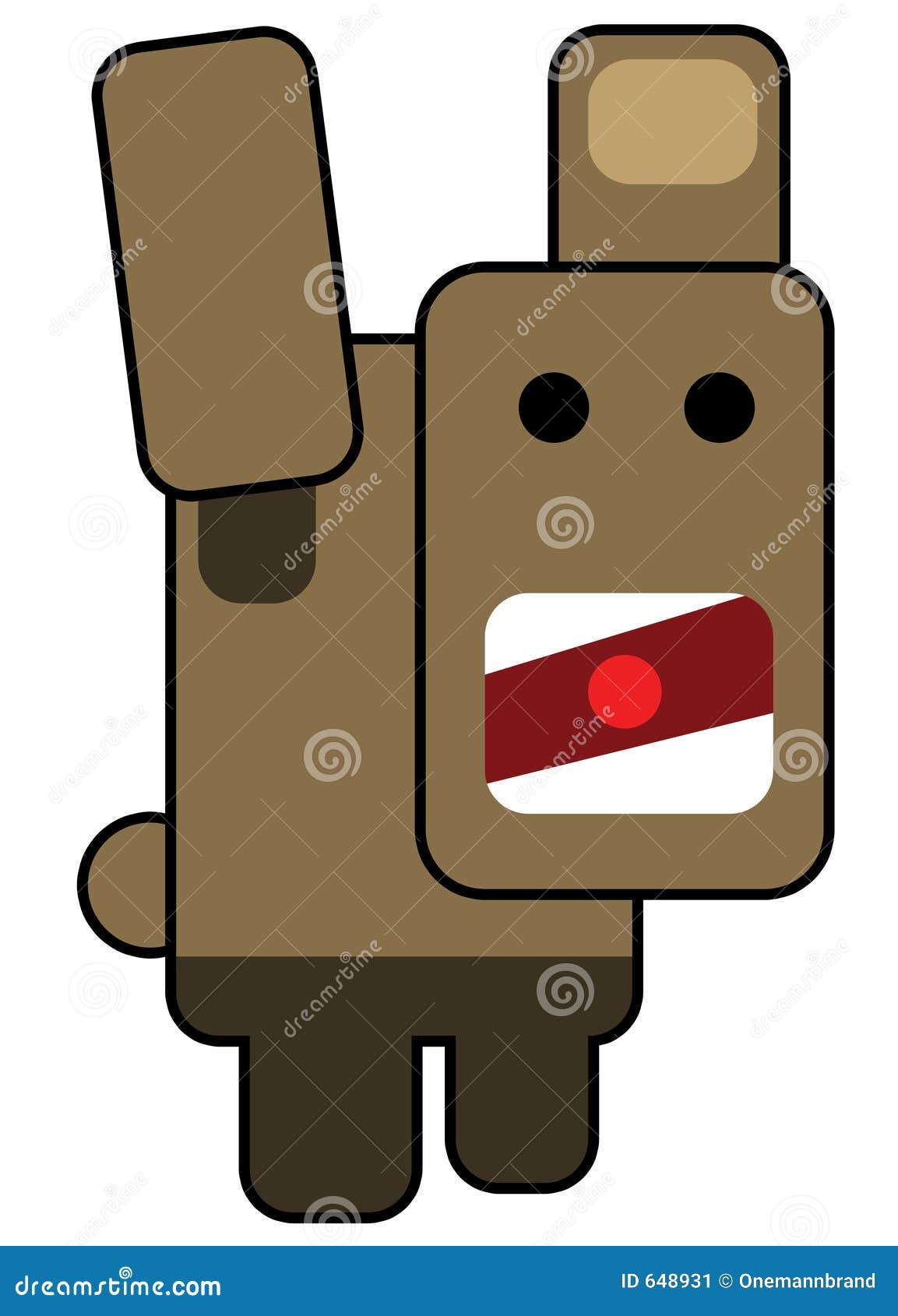 blockhead scared man