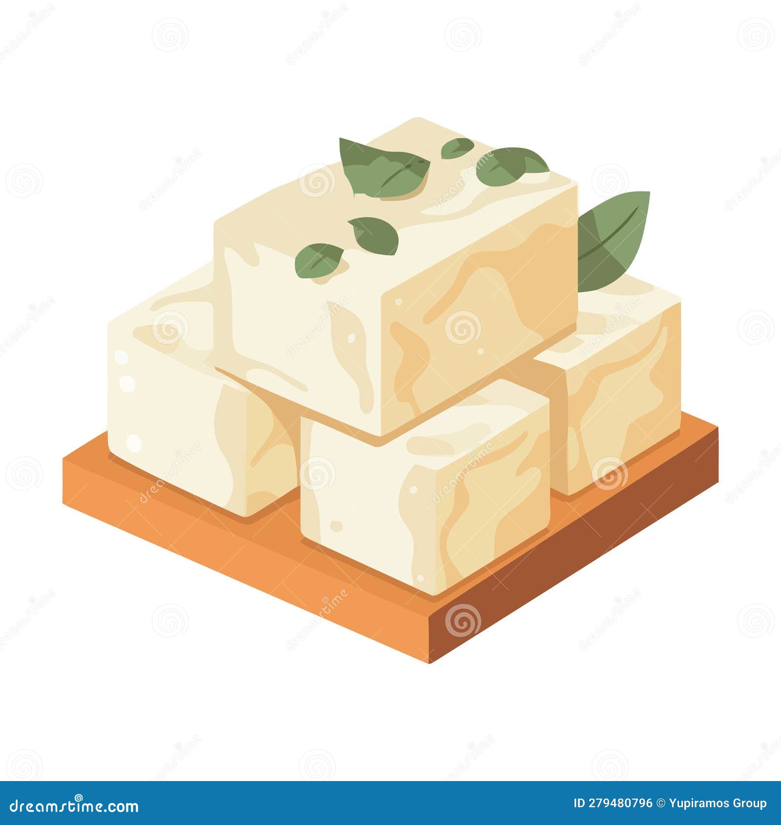 Blocks of Cheeses Dairy Products Stock Vector Illustration of fresh