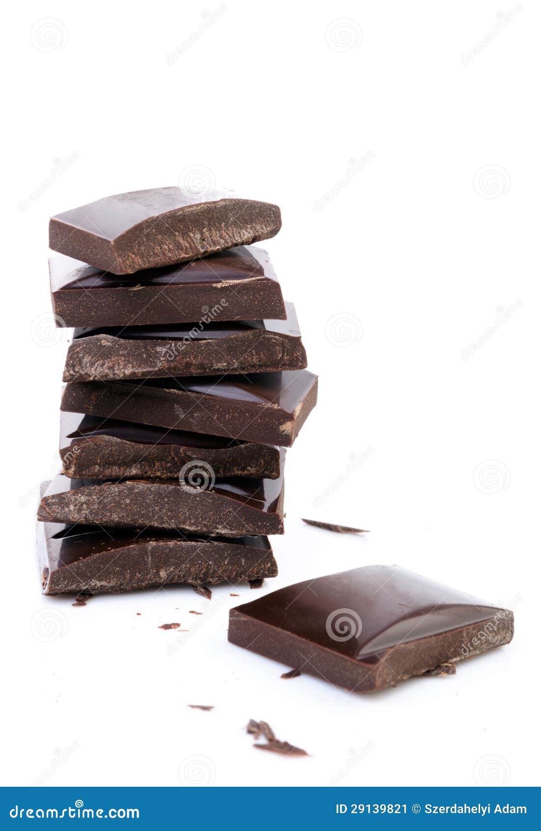 Blocks of Chocolate stock image. Image of fast, color 29139821