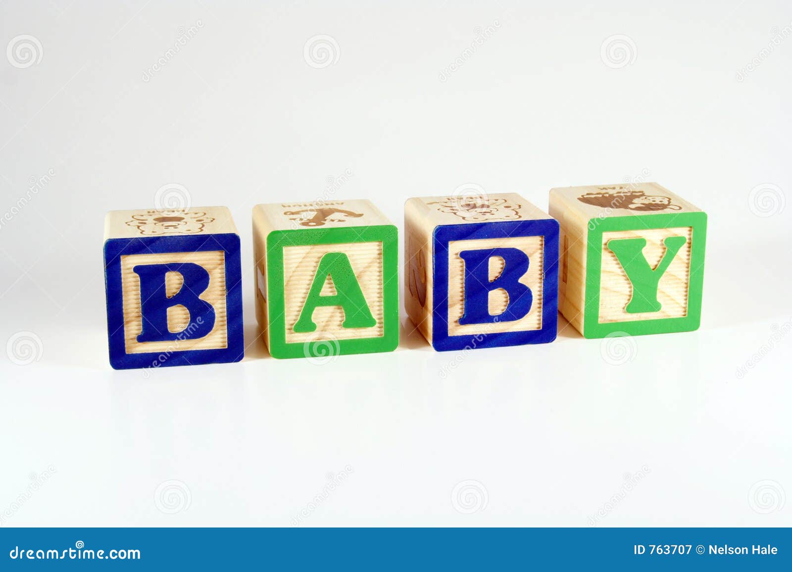 blocks that spell baby