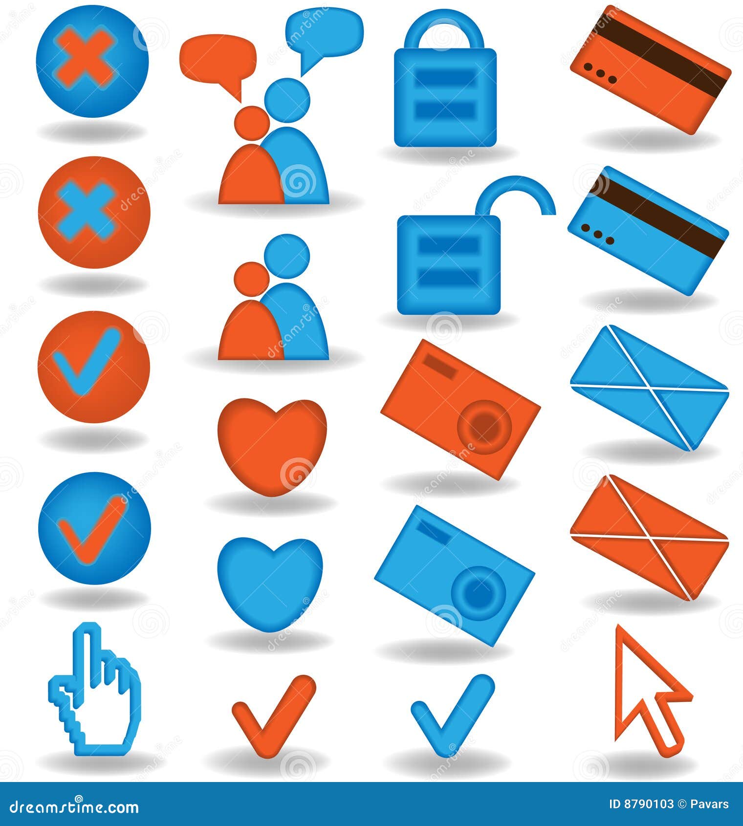 Blog icons set 2 stock vector. Illustration of commerce - 8790103