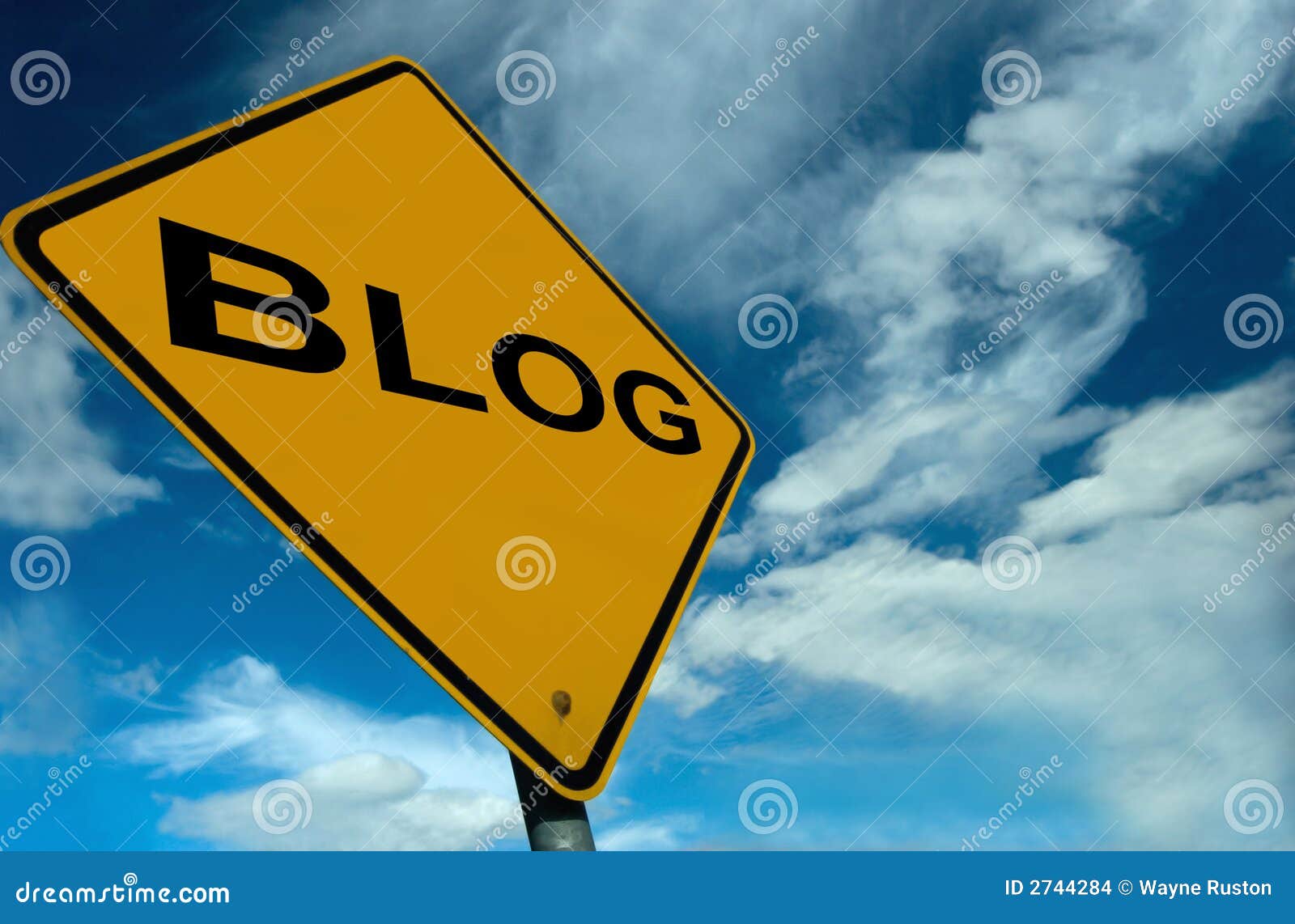 blog sign