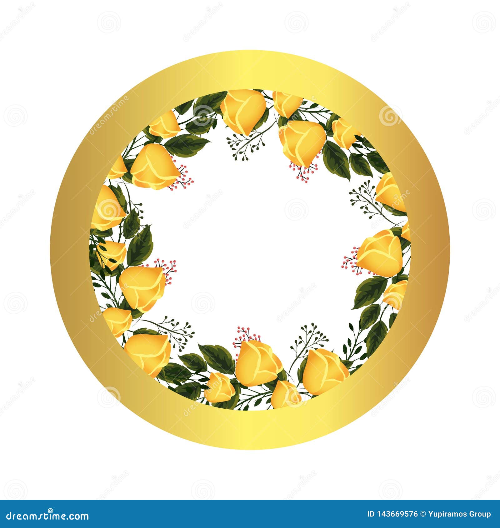 Blom- tropisk tecknad film. Floral tropical flowers frame cartoon vector illustration graphic design