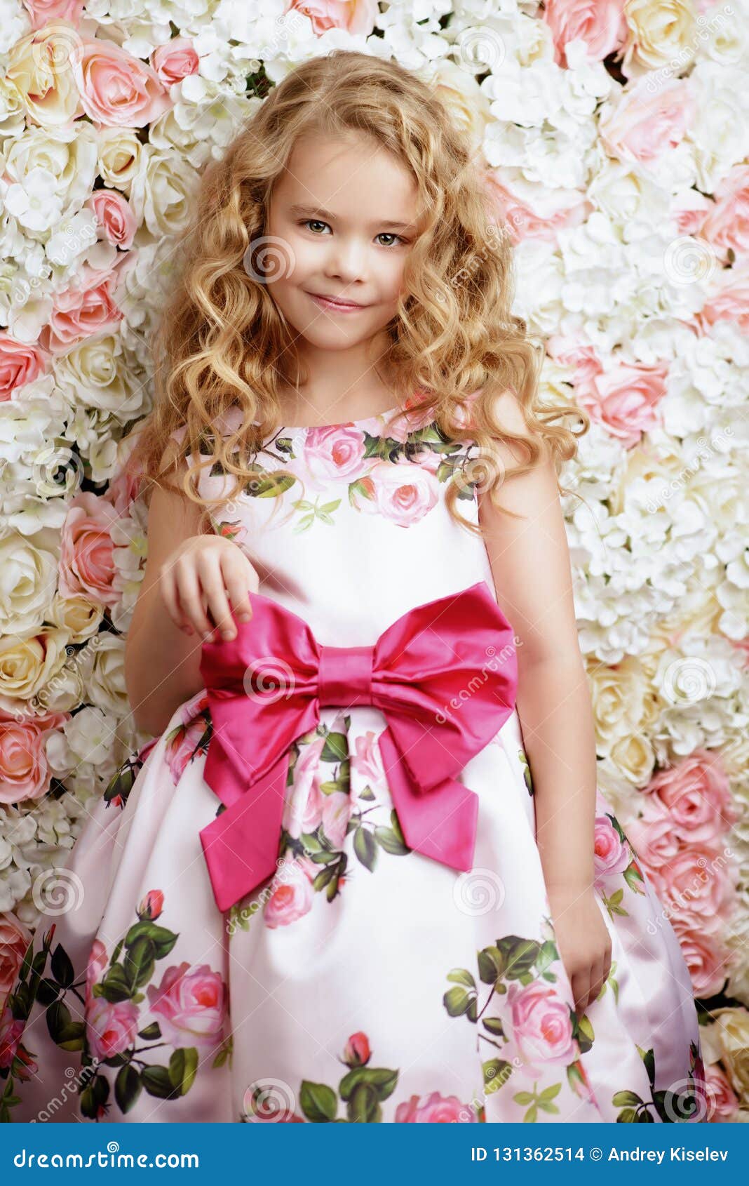 Blond Little Girl Stock Photo Image Of People Joyful 131362514
