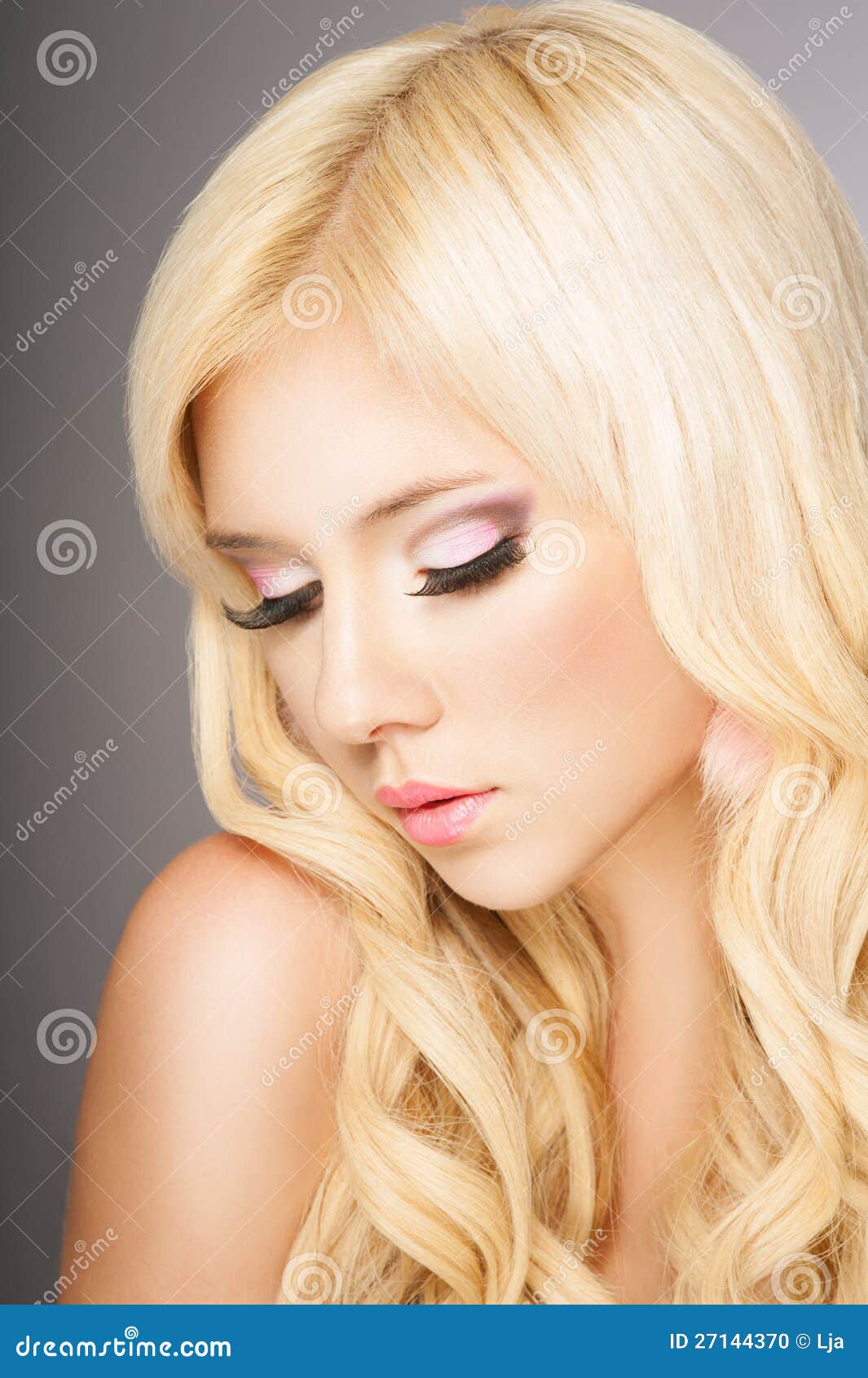 Blond Woman Stock Photo - Image: 27144370