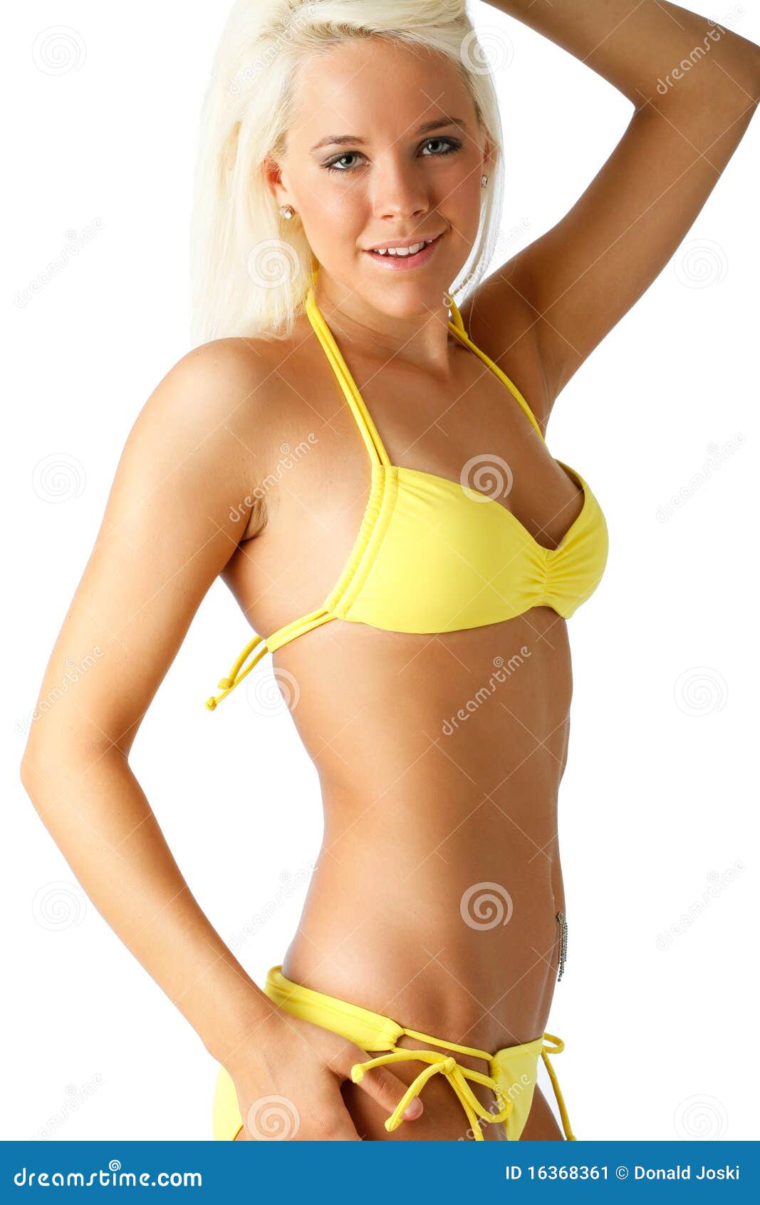 Blonde Bikini Fashion Stock Image - Image: 16368361