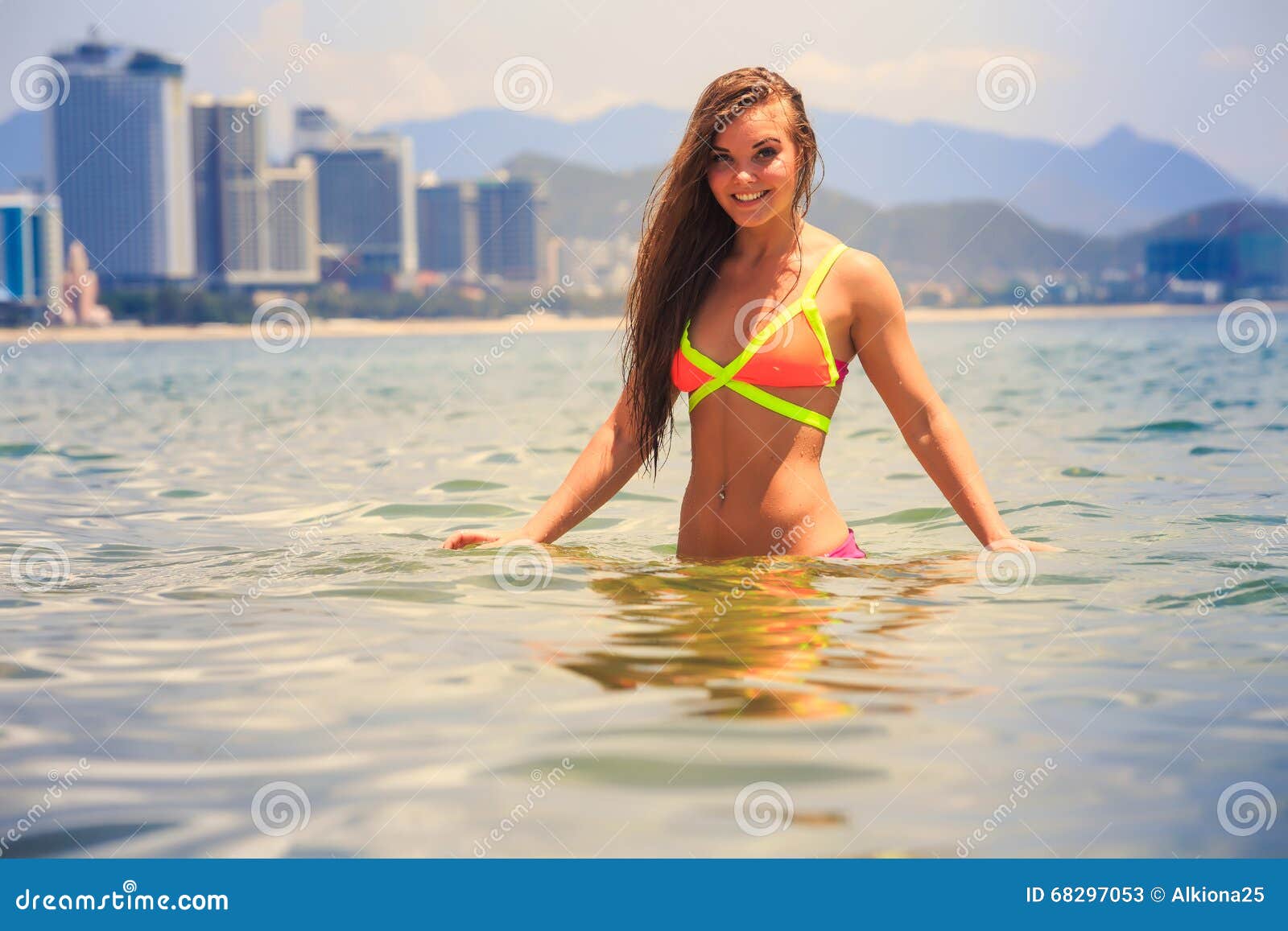 Transparent Bikini Girls