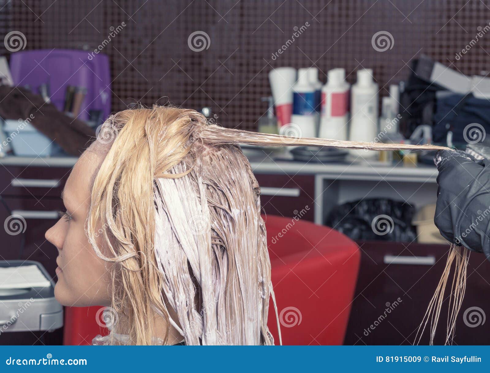 coloring blonde virgin hair