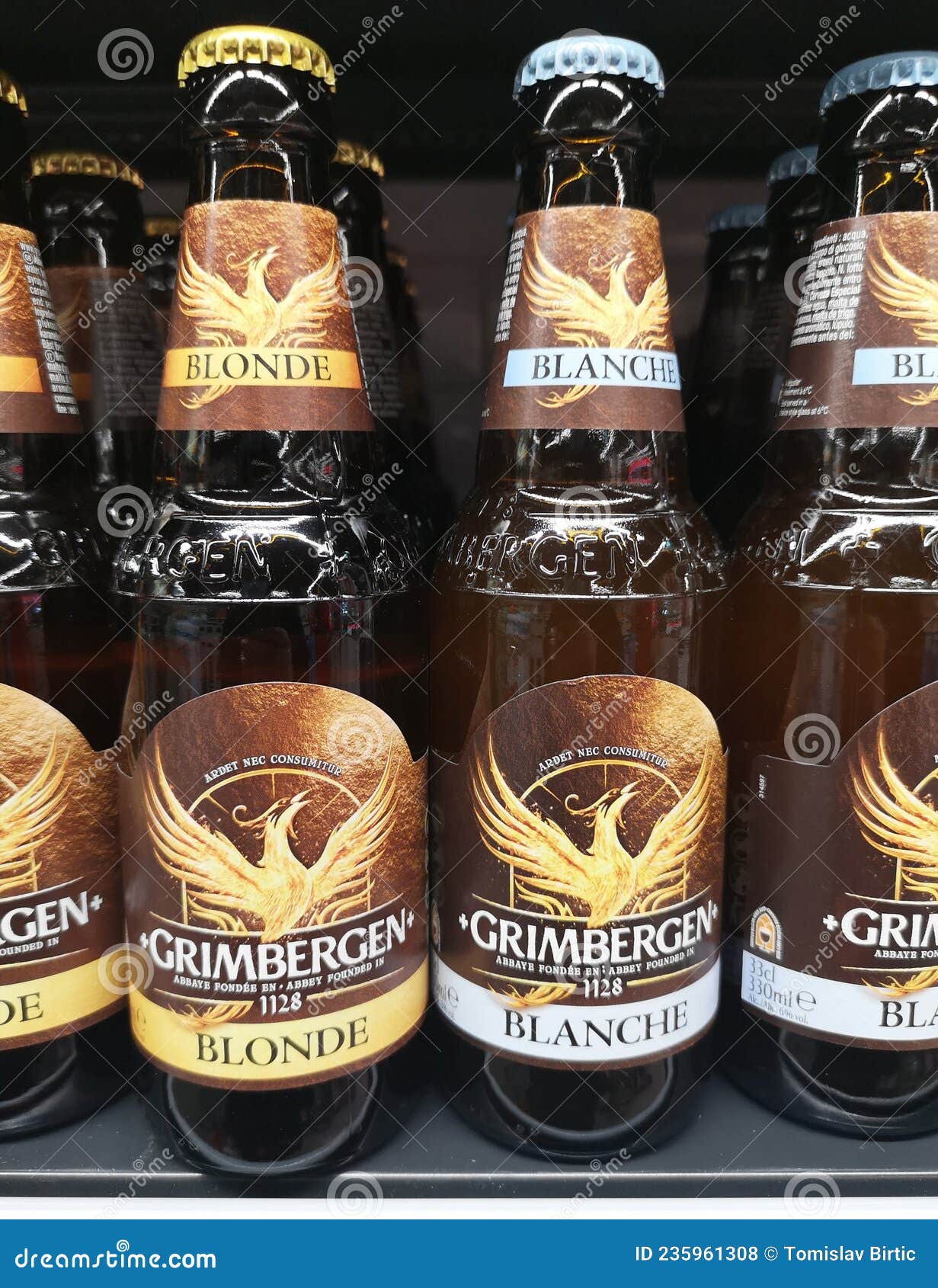 Bière Grimbergen Blonde : Grimbergen Blonde en bouteille