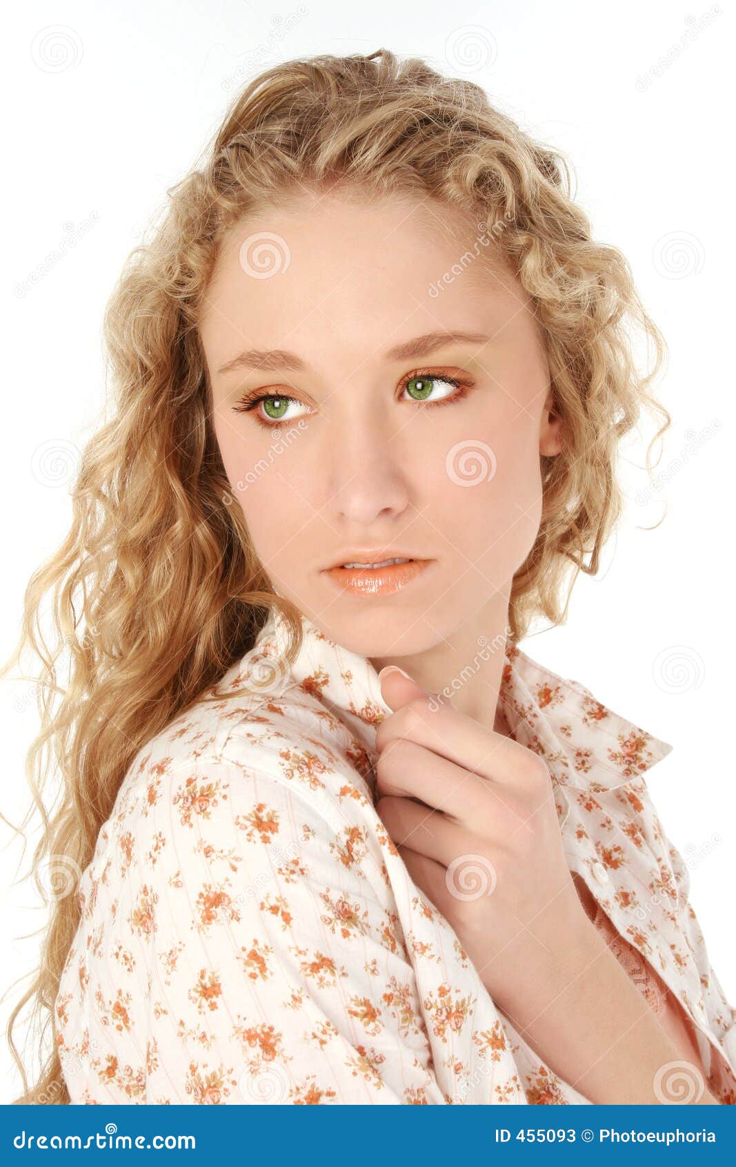 Blonde Hair Green Eyes stock image. Image of women, glamorous - 455093