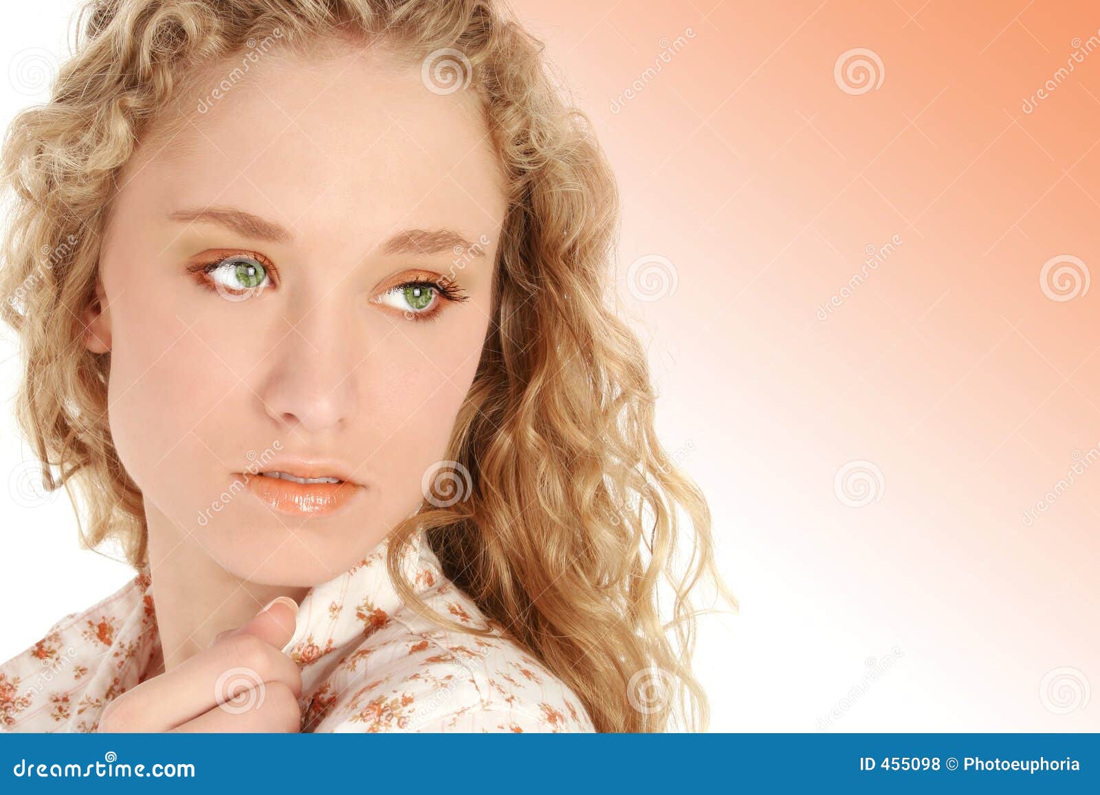 Blonde Hair Green Eyes Stock Photo Image Of Teen Teenager 455098