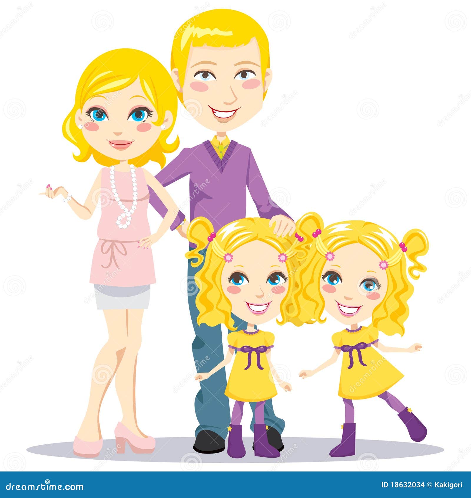 Download Blonde Posh Family Stock Images - Image: 18632034