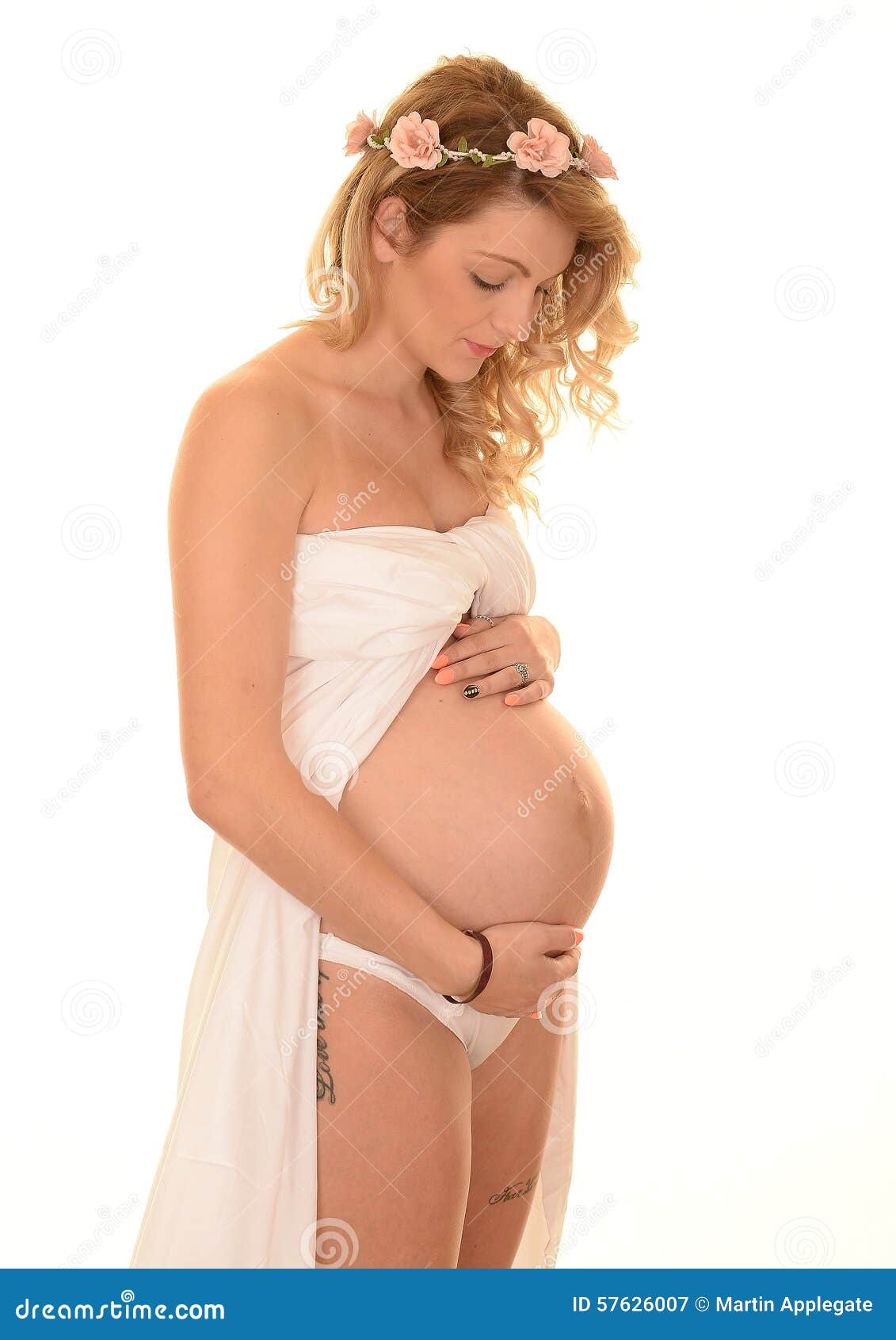 Blonde Pregnant Woman 14