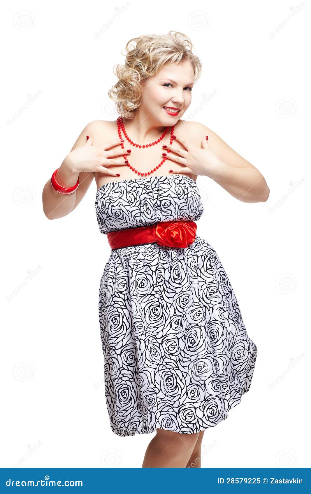 Blonde size plus model stock image. Image of curly, cute - 28579225