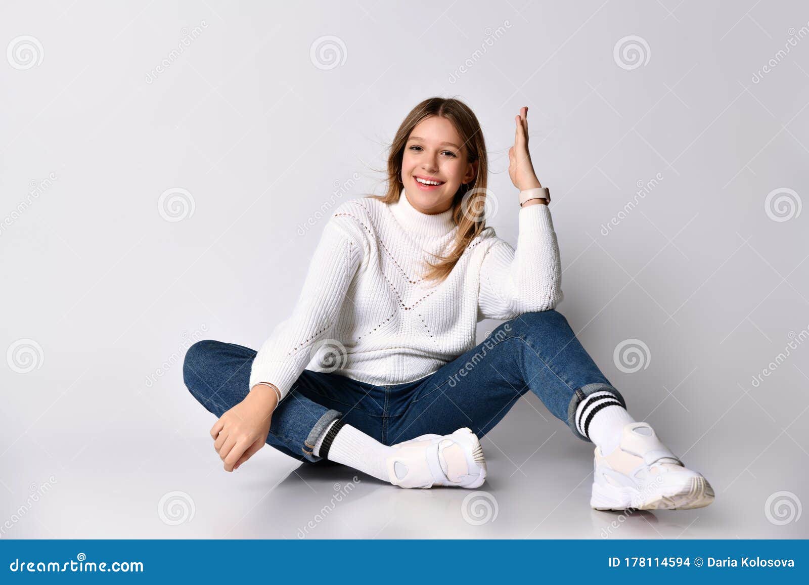 skinny teen white socks