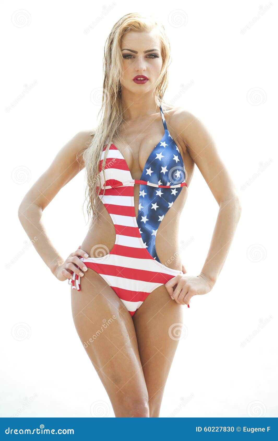 Naked American Flag Bikini Excelent Porn